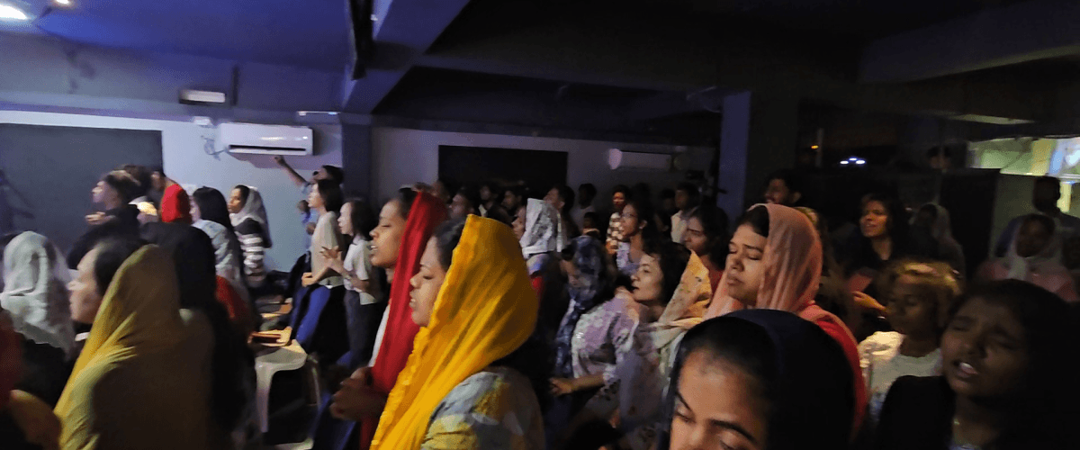 Worship service at ROLCC Bangalore